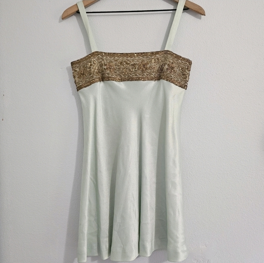 SOLD! Vintage Joanna Nelson • Silky Slip Dress - Picture 2 of 10